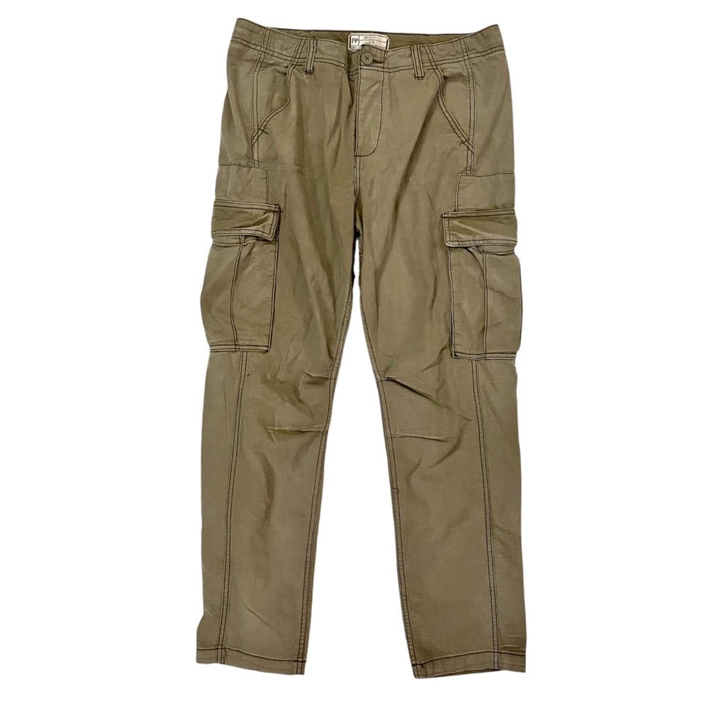 Free People Women's Army Green Cargo Pants